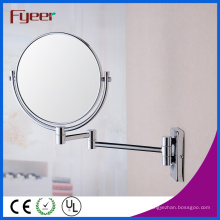 Fyeer Fashion Round plegable espejo de maquillaje Decrative Mirror Wall
